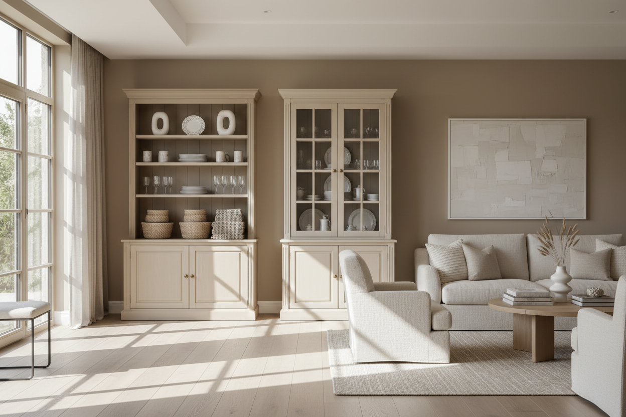 Cream China Cabinet — How to Choose the Perfect Warm Neutral for Your Home
