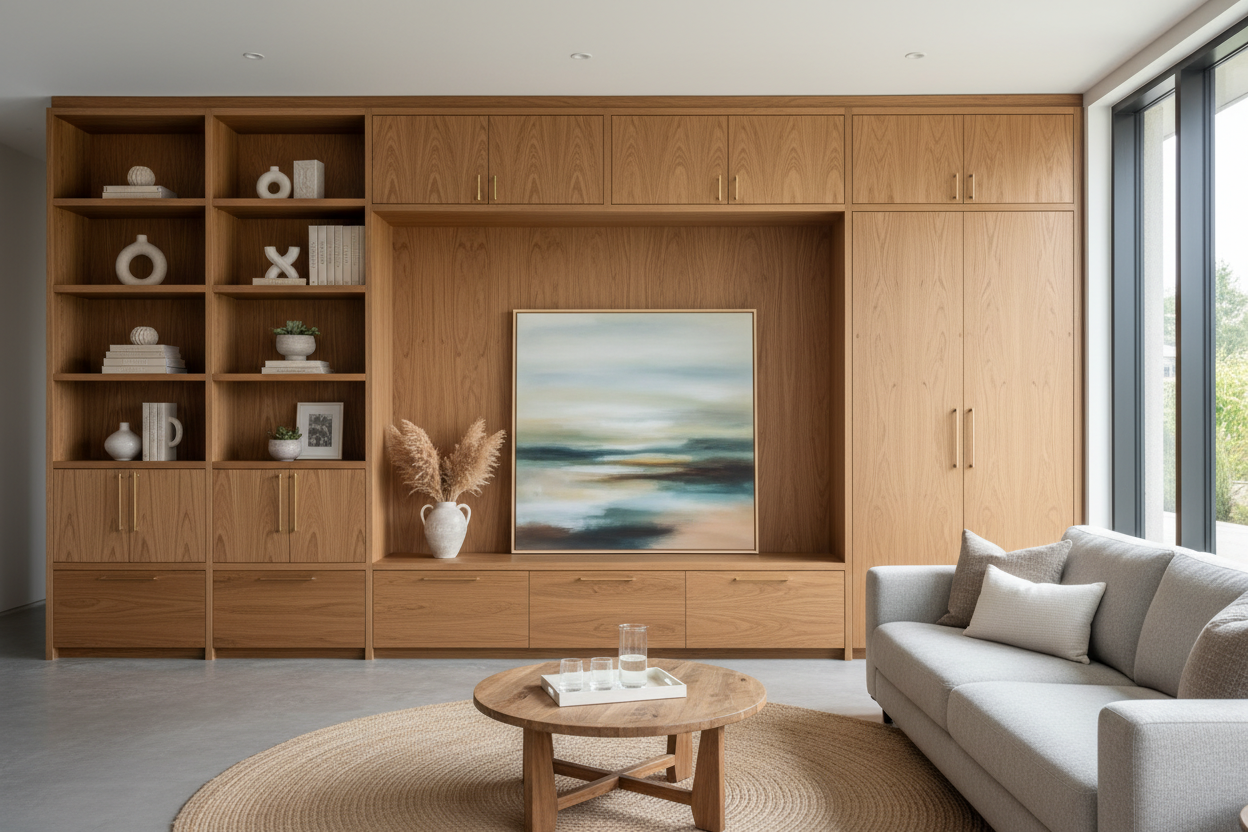 The Secret to Making Wooden Cabinets Living Room Appropriate