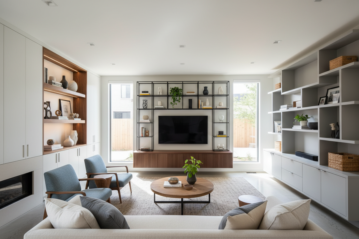 The Only 3 Built In Cabinets Designs For Living Room You Should Consid