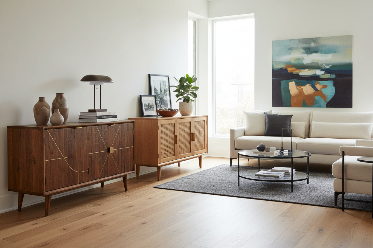 Stop Buying Matching Sets (You Need Wood Accent Cabinets)