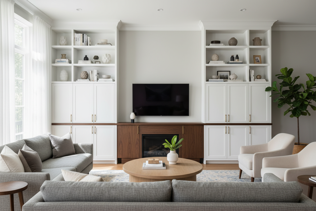 My Secret to a Flawless Custom Cabinet Built In? Prefab Boxes