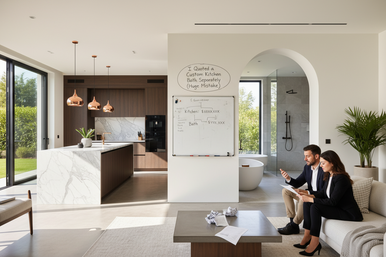 I Quoted a Custom Kitchen and Bath Separately (Huge Mistake)