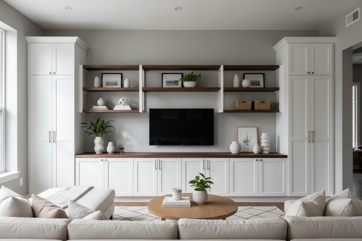 I Faked Expensive Built Cabinets Using Basic Stock Units