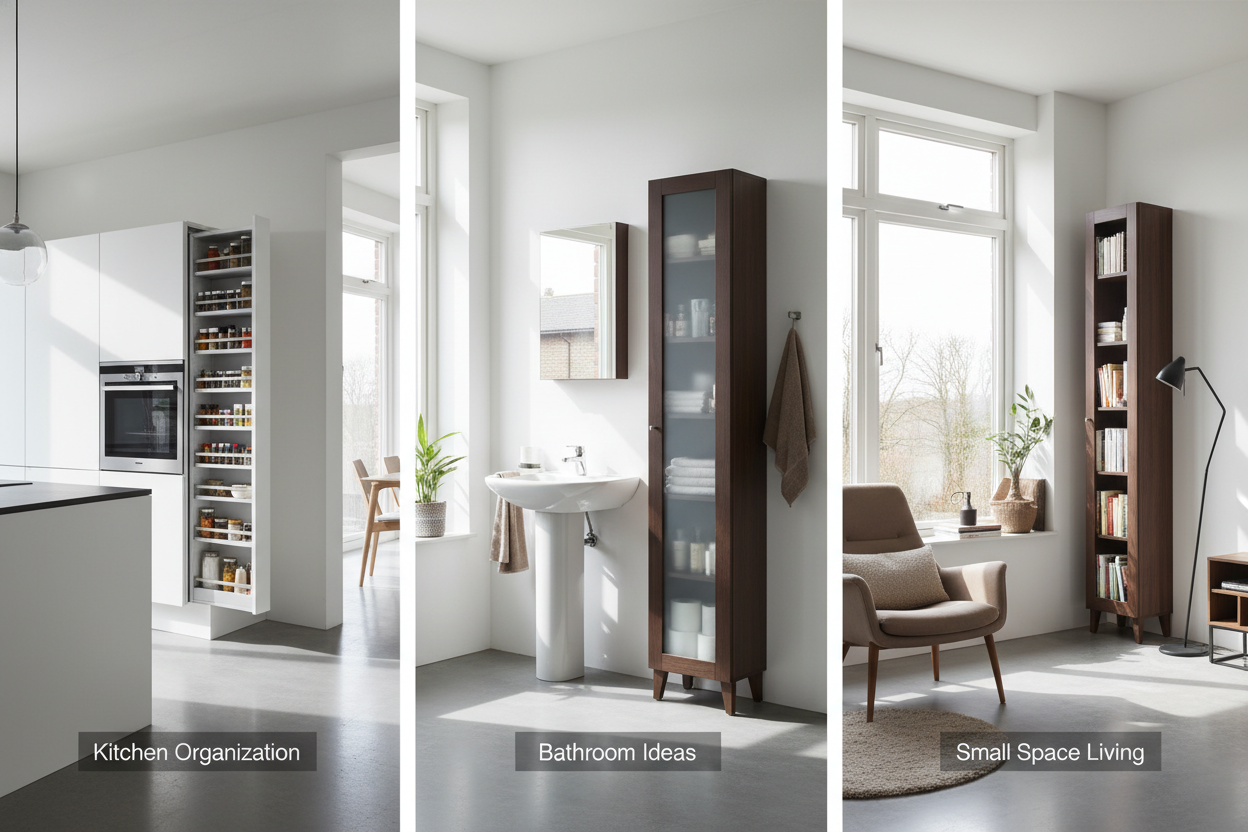 3 Places a 14-inch Wide Cabinet Will Completely Save Your Layout