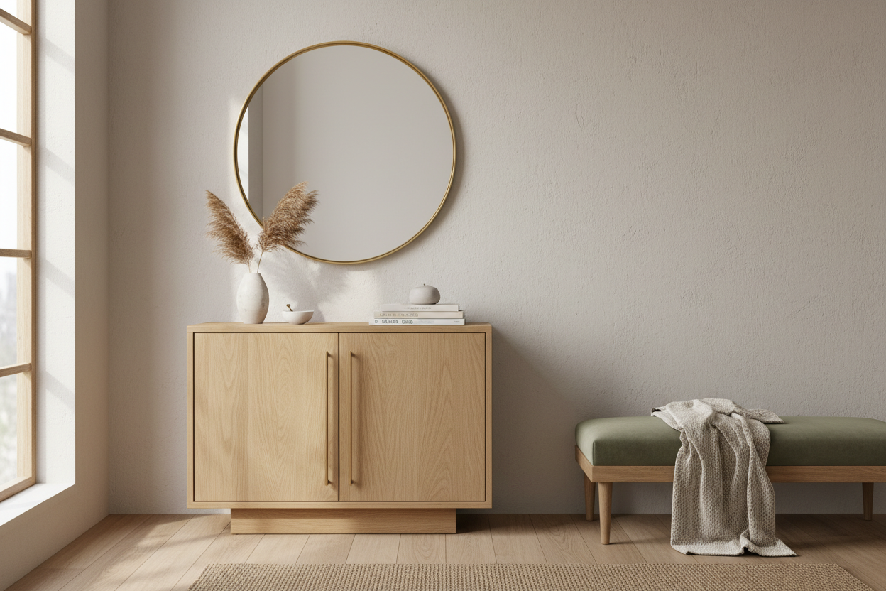 That Awkward Blank Wall Actually Needs a 35 Inch Wide Cabinet