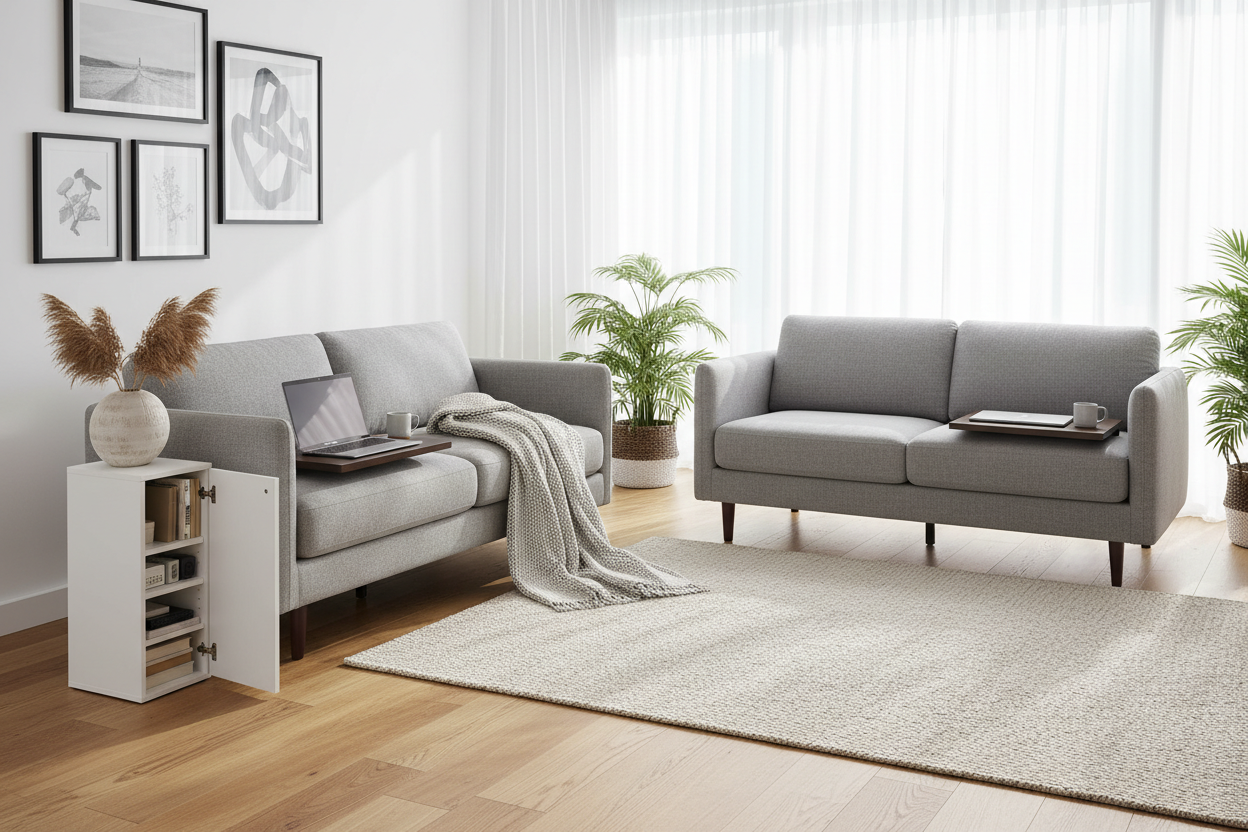 C-Tables vs. a Narrow Side Cabinet: Which Actually Hides Couch Clutter?