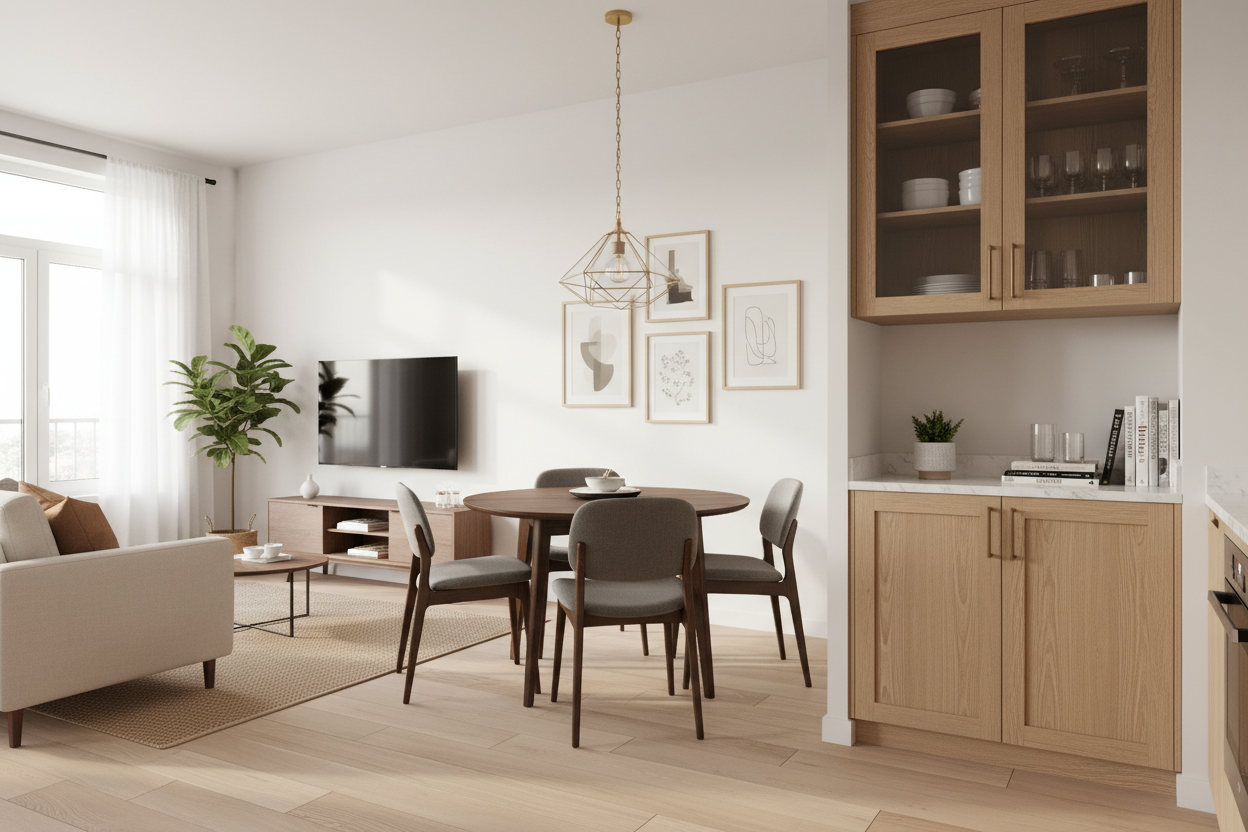 Yes, You Actually Have Room for a Narrow Kitchen Hutch Cabinet