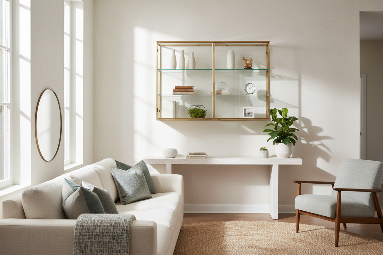 What Actually Looks Good Inside a Shallow Depth Display Cabinet