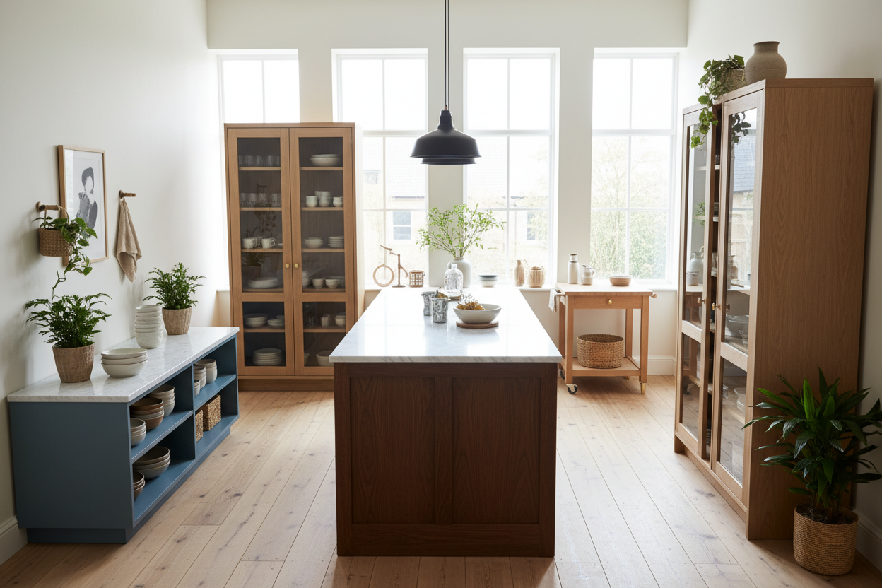 Stop Buying Wall-to-Wall Boxes: Try Freestanding Kitchens Cupboards