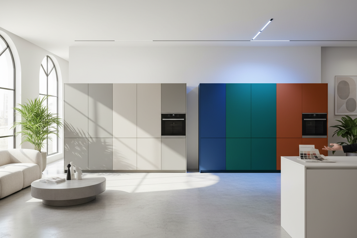 The Showroom Kitchen Cabinet Model Is Lying to You About Color
