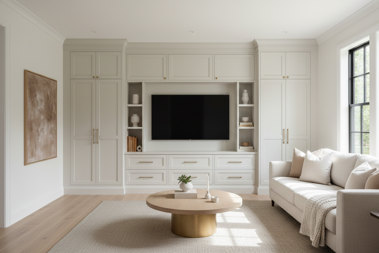 I'm So Done With Floating Shelves: Give Me Built Cupboards