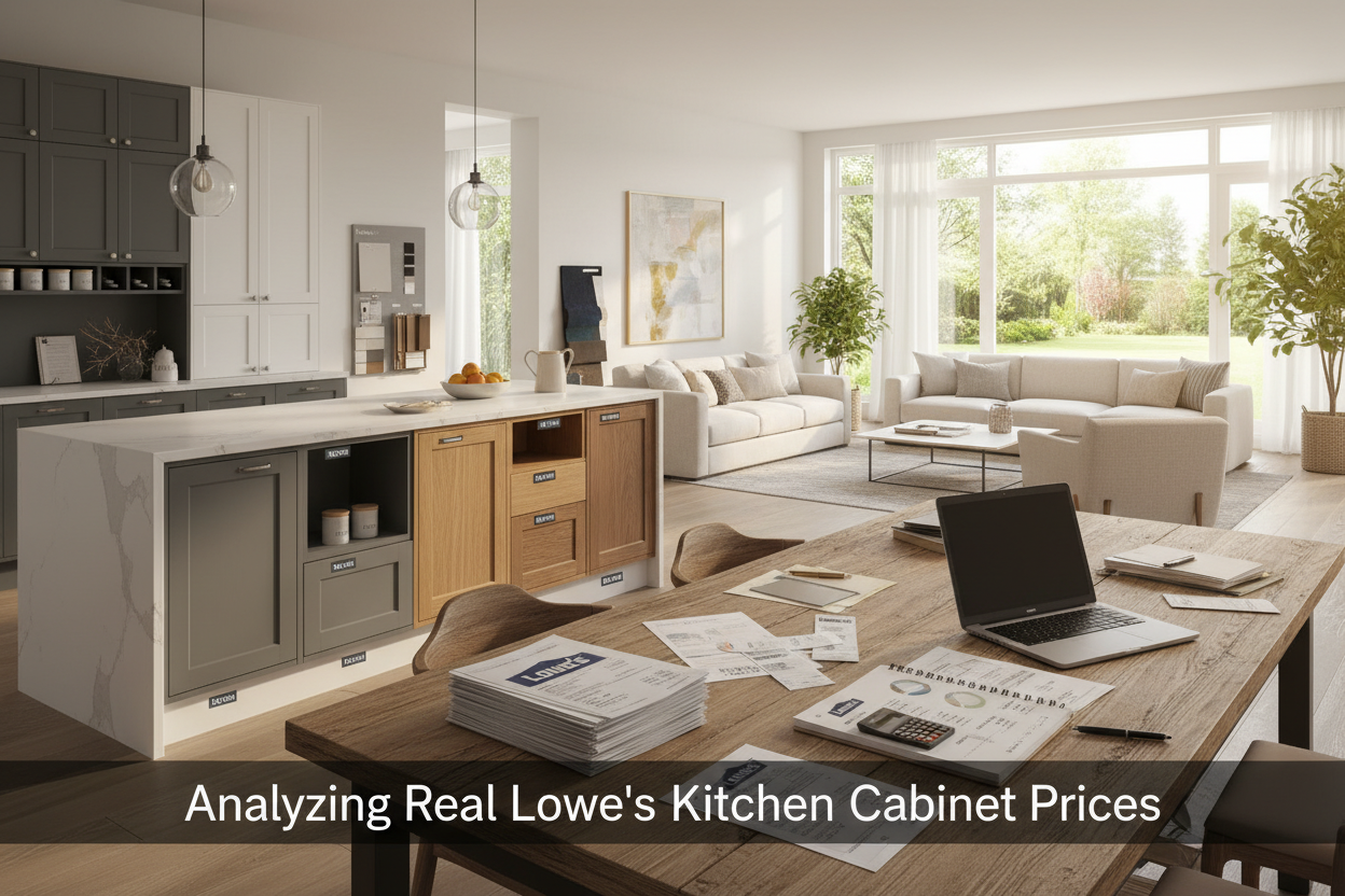 I Analyzed Real Lowe's Kitchen Cabinets Prices (With Receipts)