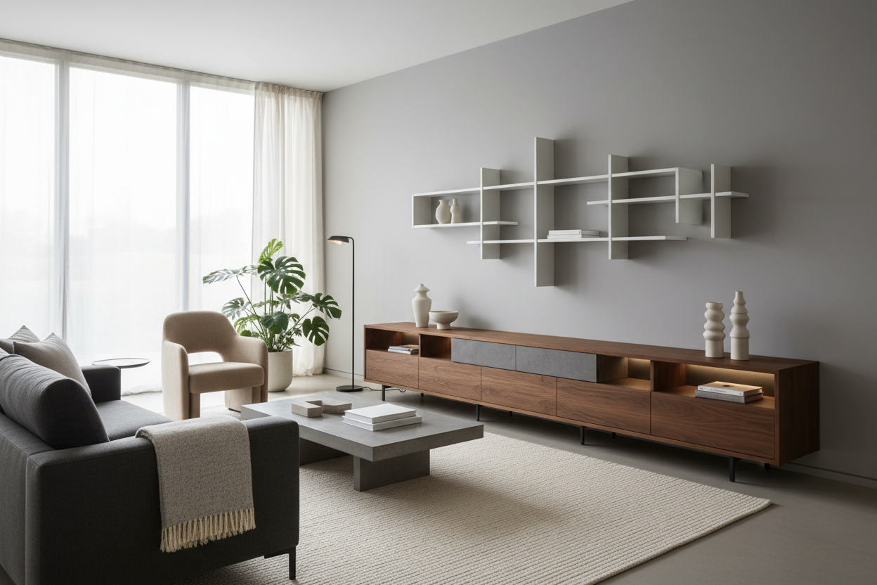 I Finally Found a Storage Cabinet Modern Enough for My Living Room