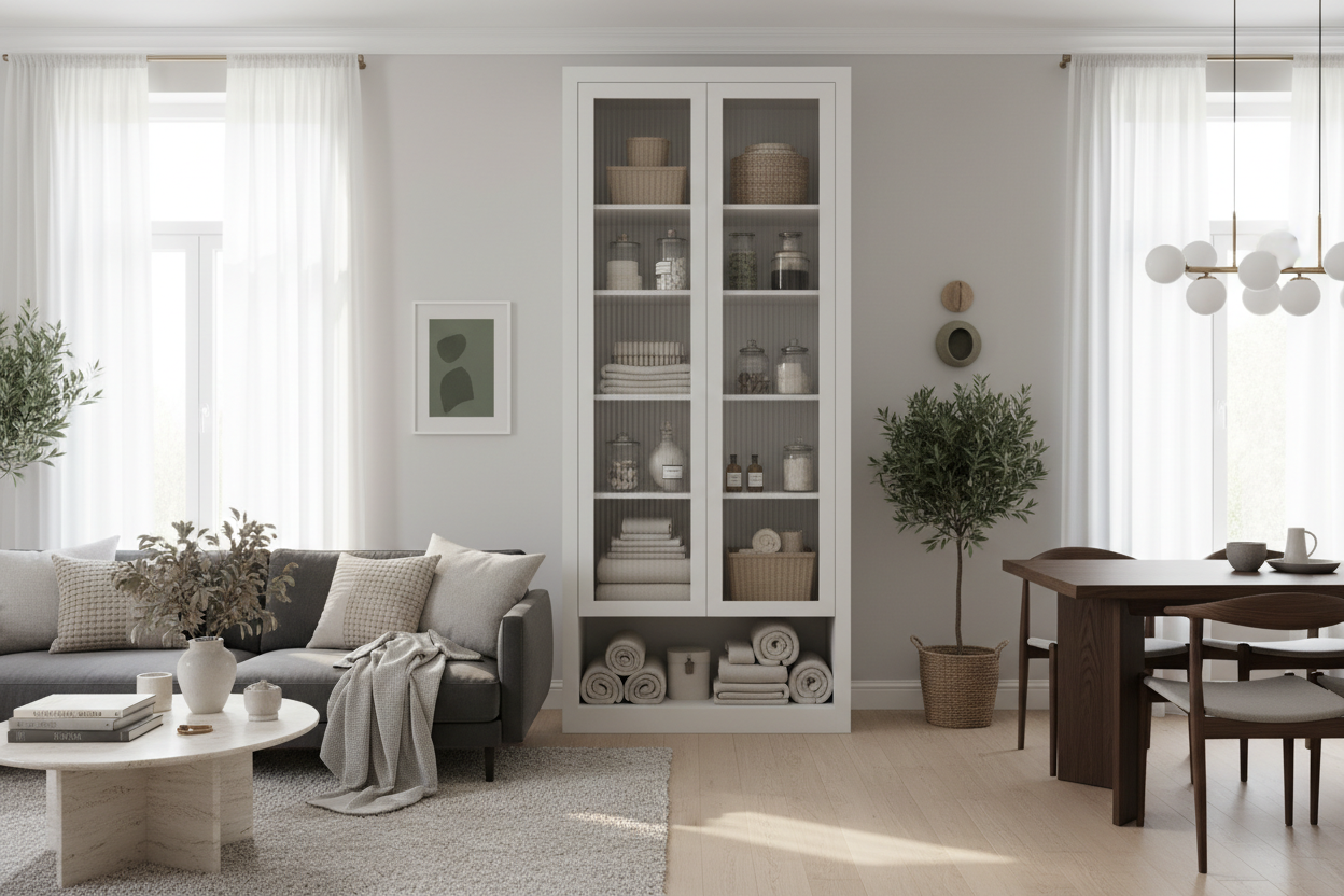 How One Tall Cabinet Replaced My Nonexistent Linen Closet