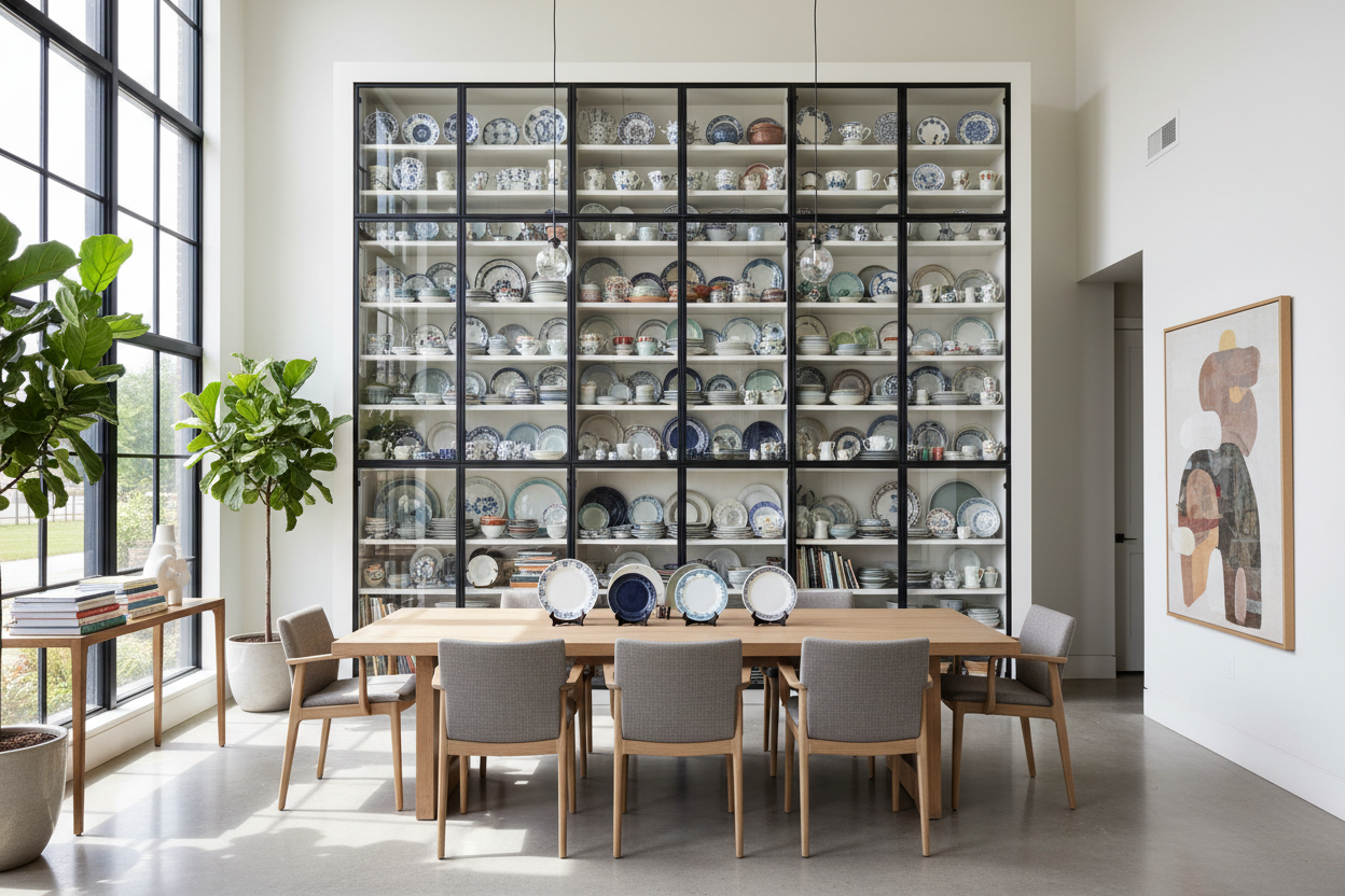 My Plate Collection Forced Me to Buy Tall Dining Cabinets