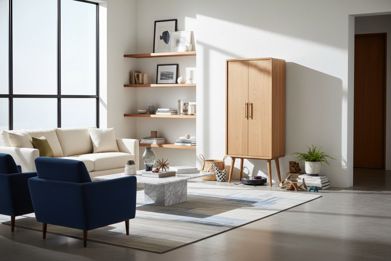 Why My Robot Vacuum Forced Me to Buy a Tall Cabinet With Legs