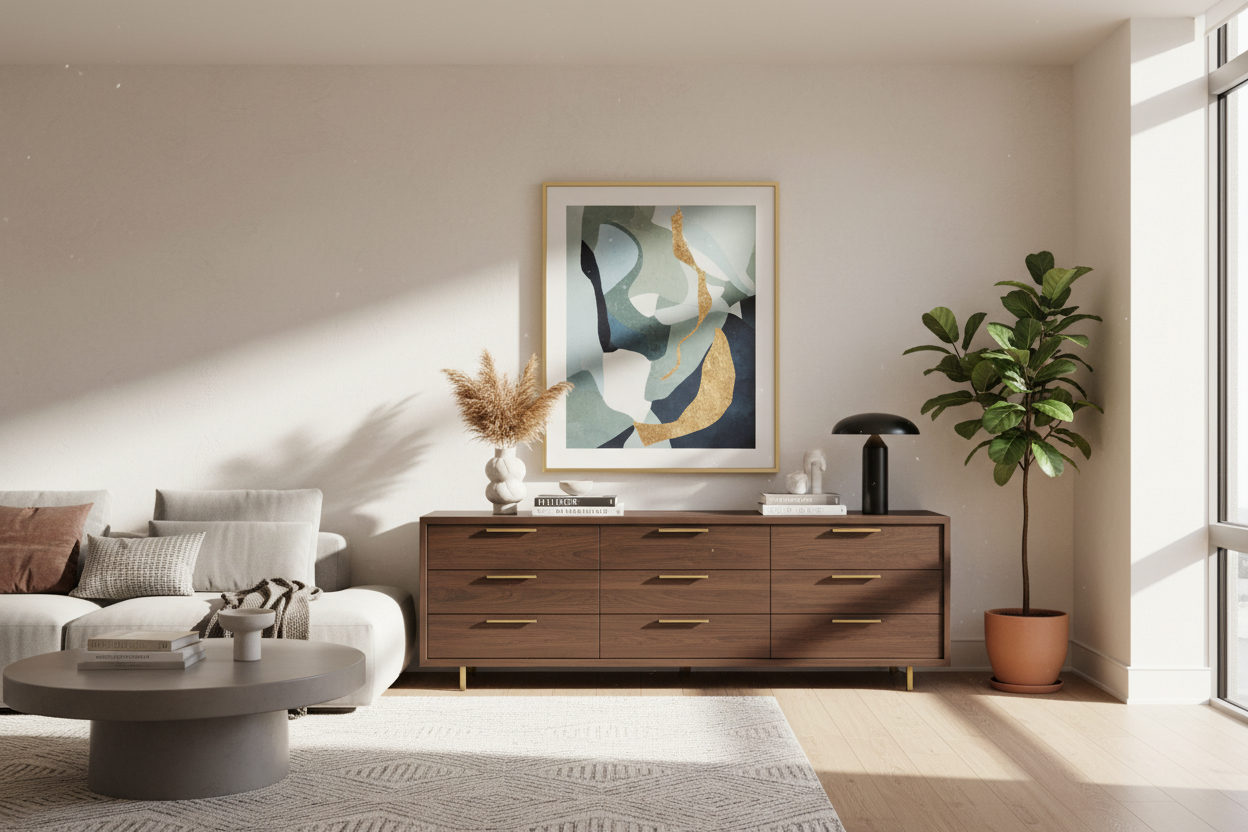 Your Living Room Needs a Living Spaces Dresser, Not a Console