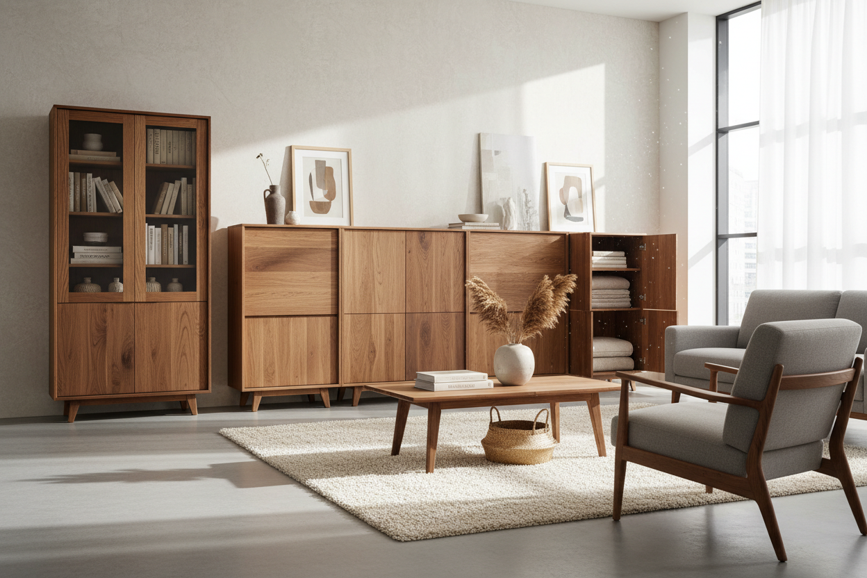 Stop Painting Everything: The Case for Natural Wood Storage Cabinets