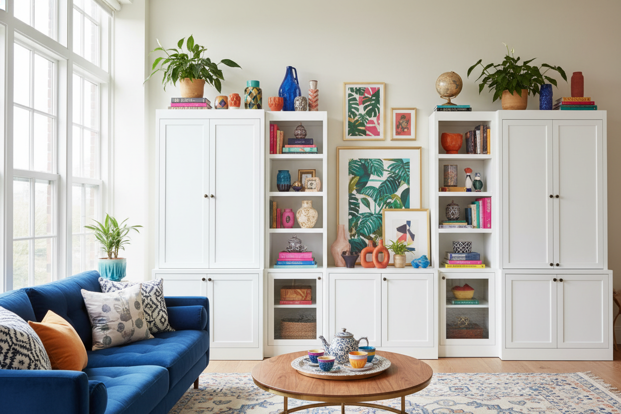 Why a White Living Room Cabinet is the Ultimate 'Palette Cleanser'