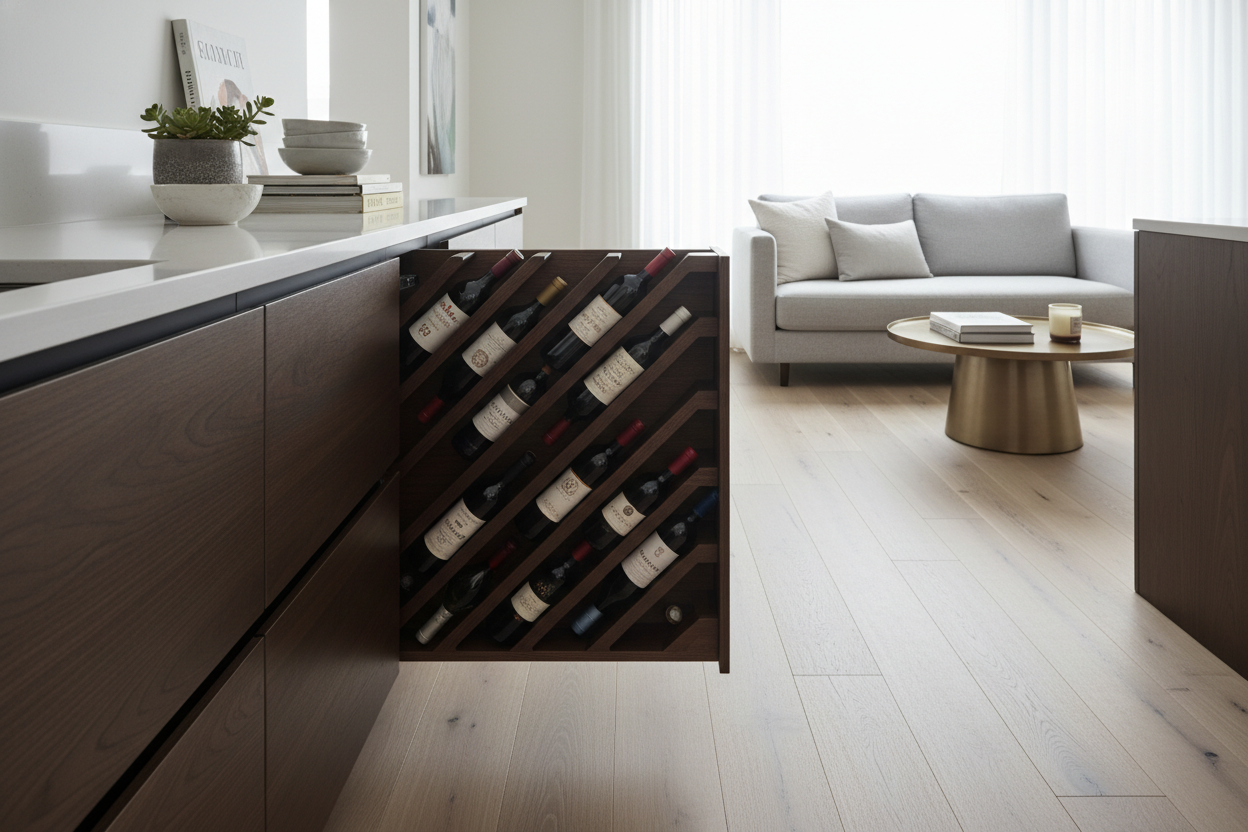 Stop Stacking Bottles: You Need a Cupboard Wine Rack Insert