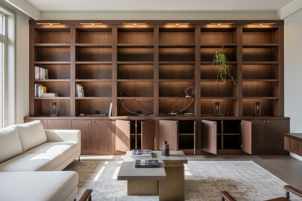 Why Our Custom Built In Cabinets and Shelves Were a Huge Mistake