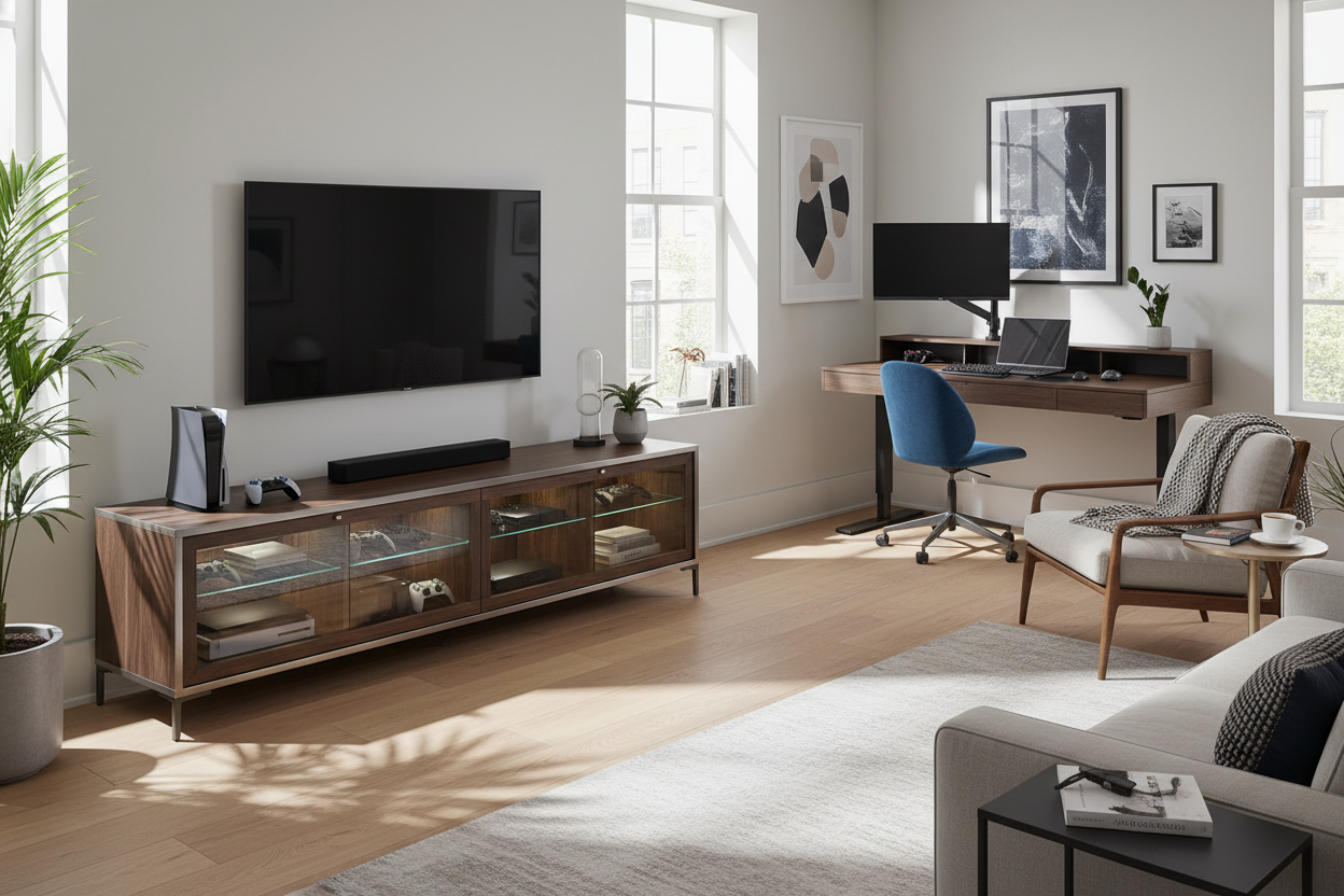 Stop Stacking Consoles: Why You Need a TV Accessory Cabinet