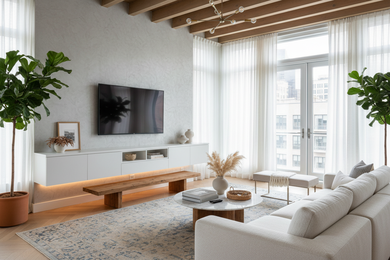 Are Wall Mounted TV Consoles the Secret to a Huge Living Room?