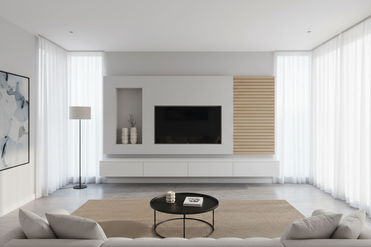 Are Wall TV Units Modern Enough for a Minimalist Space?
