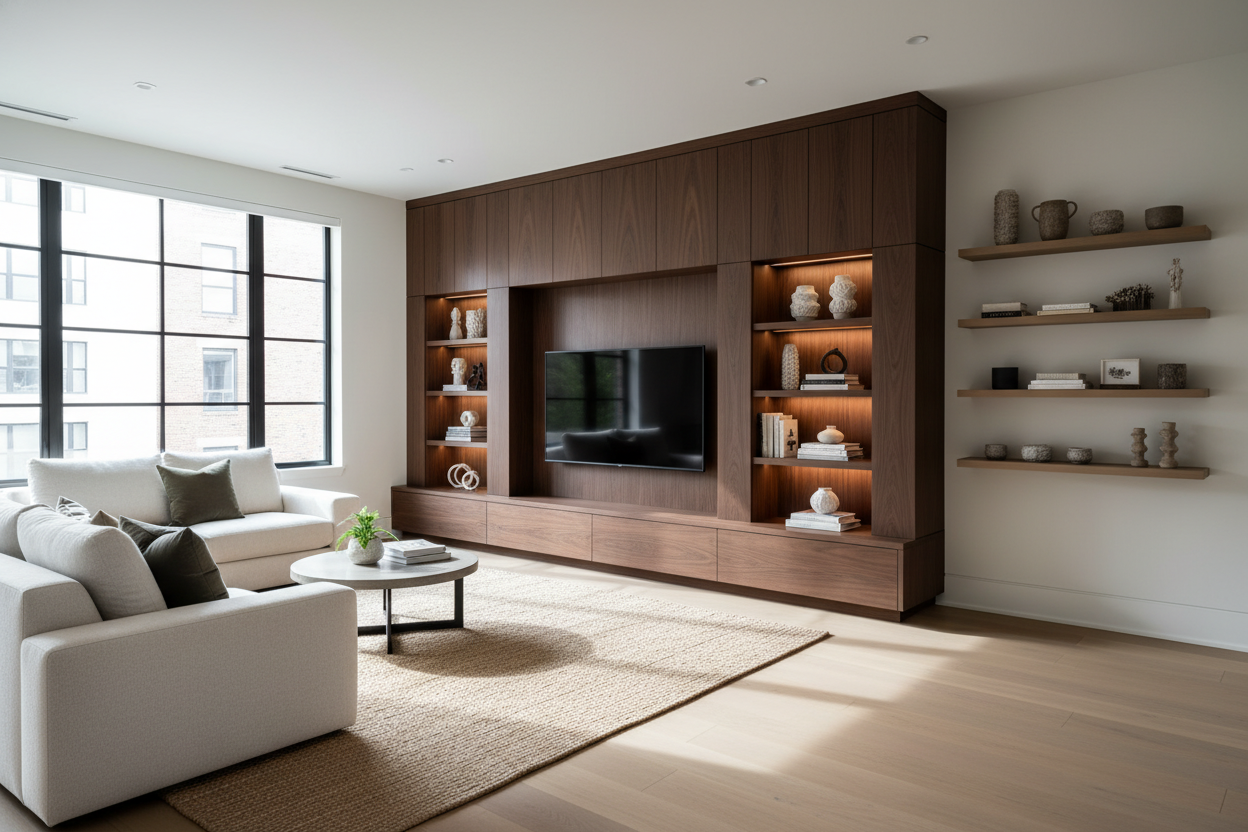 Why Modern TV Wall Units Look Better Than Floating Shelves