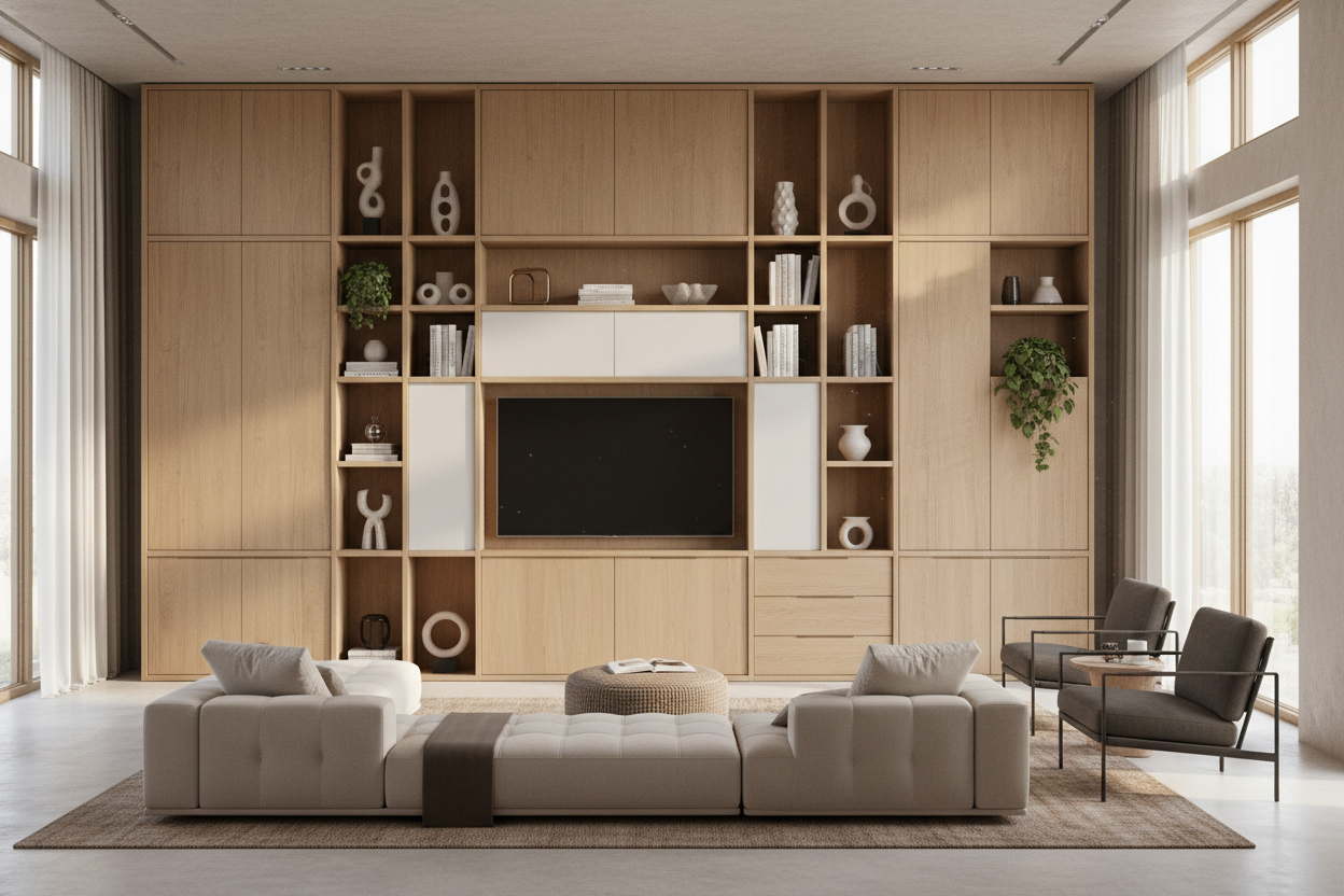 One Giant Wall Storage Unit Is Better Than 5 'Cute' Cabinets