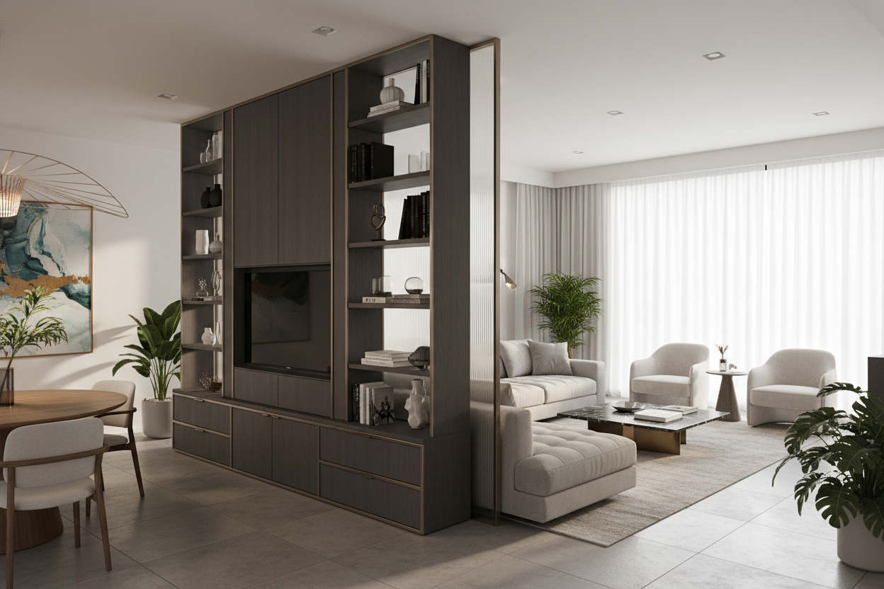 Stop Pushing Furniture to the Edges: Try Wall Units Modern Style