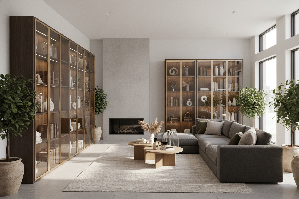 Can Large Display Cases Actually Look Good in a Normal House?