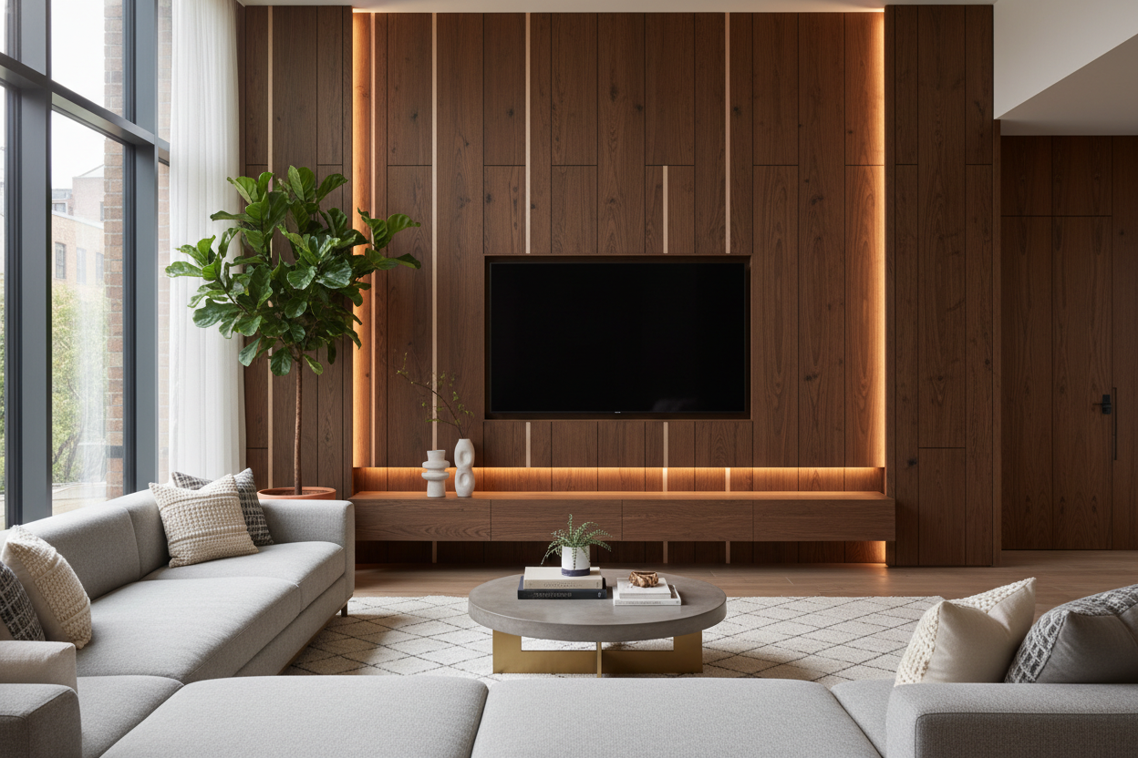 Your Floating Screen Looks Naked Without TV Wall Boards