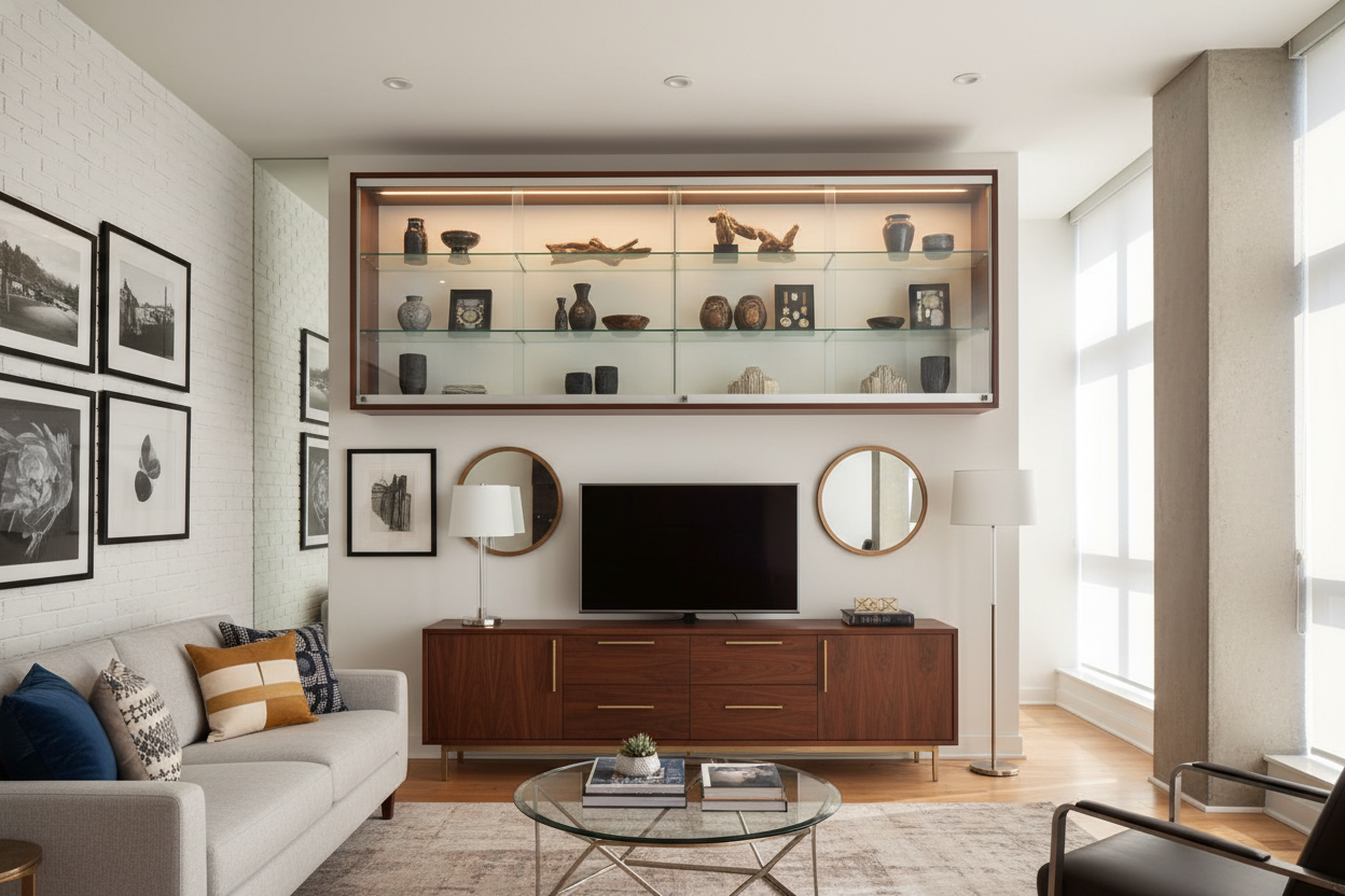 Why I Traded My Bulky Curio for a Wall Mounted Glass Display