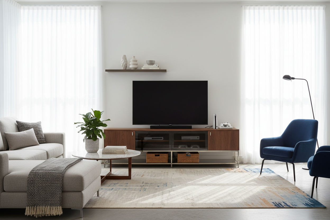 Why Your Living Room Looks Like a Best Buy (Get a TV Cabinet Stand)