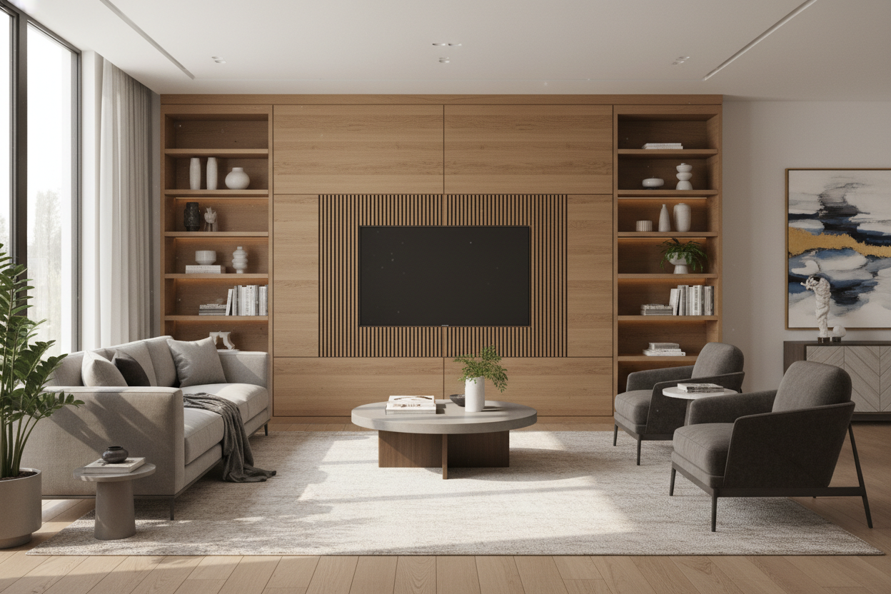 Is a TV Cabinet Cover the Secret to a Grown-Up Living Room?