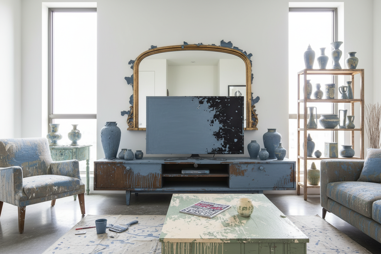 The Brutal Truth About That Chalk Painted TV Stand Trend