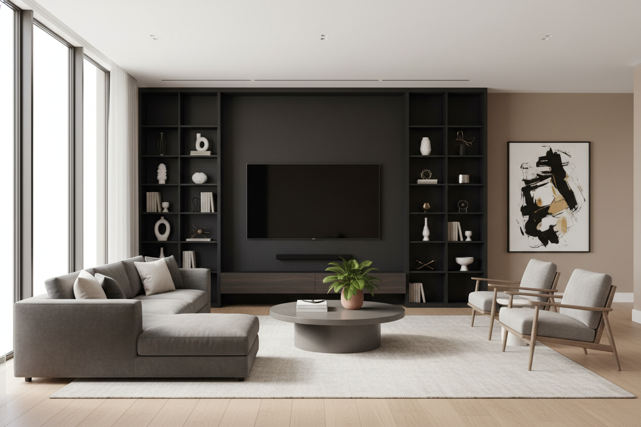 The 'Black Hole' Effect: Rules for Decorating Next to TV Screens