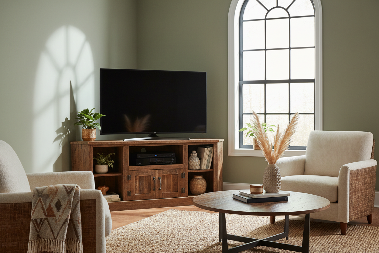 Will a Rustic Corner TV Stand for 65 Inch TV Dominate Your Room?