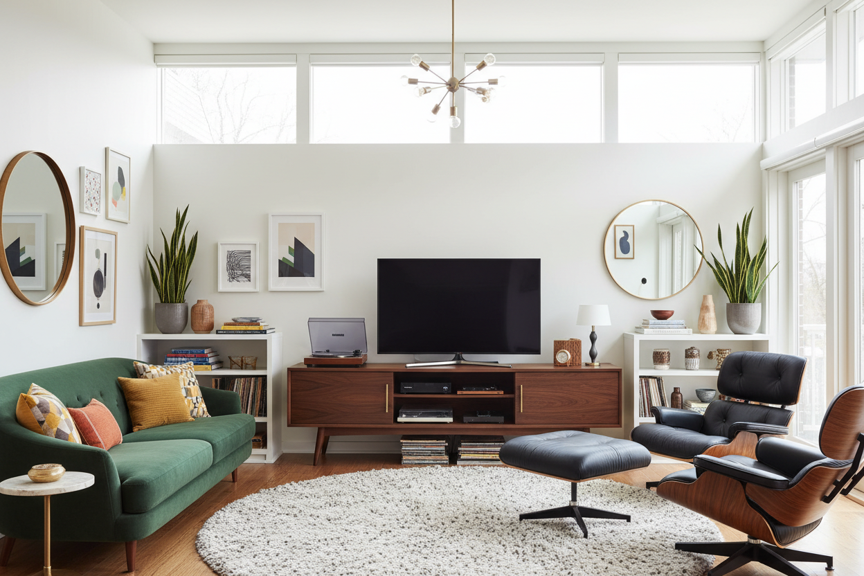 Is MCM Dead? Why a Mid Century TV Stand Solid Wood Still Works