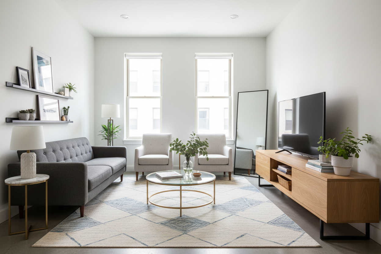 Stop Buying Tiny Furniture: The Apartment Size TV Stand Rule
