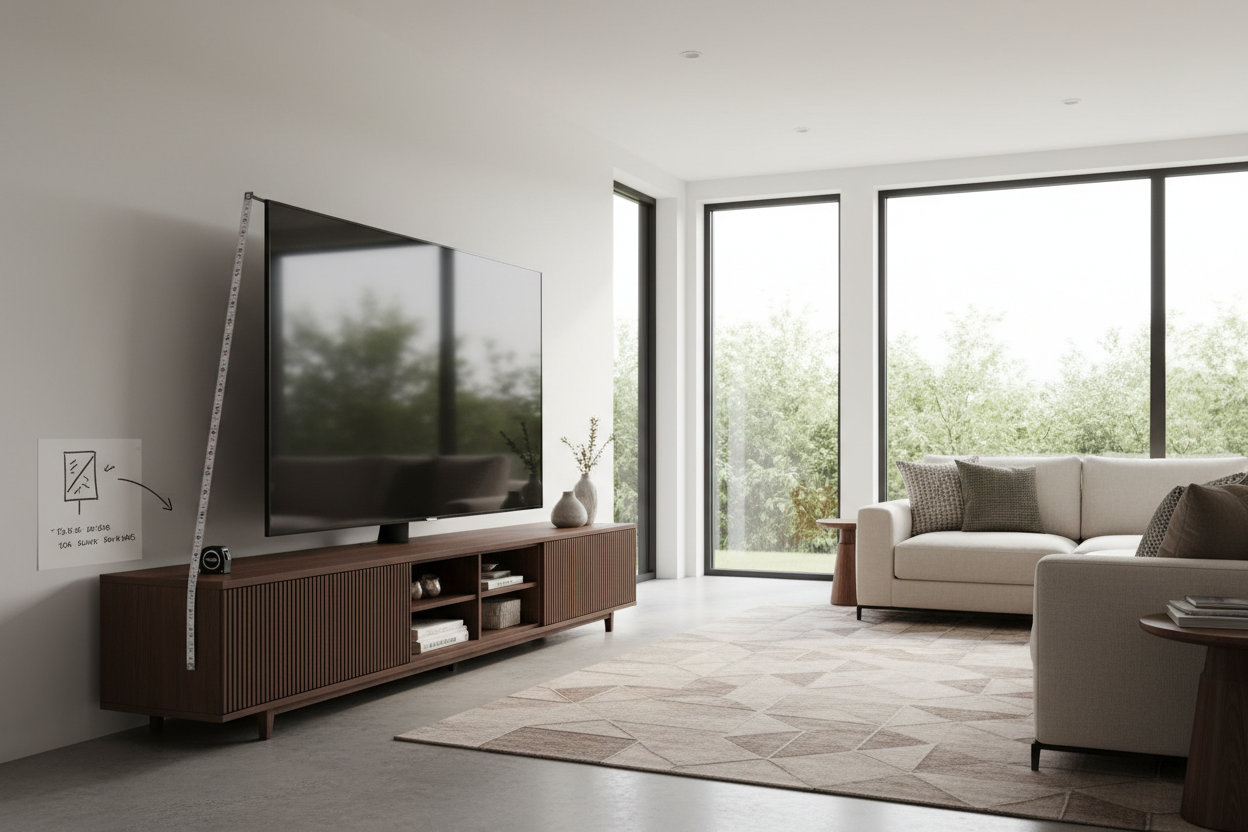 Why I Nearly Returned My 75 Inch TV Stand (The Diagonal Trap)