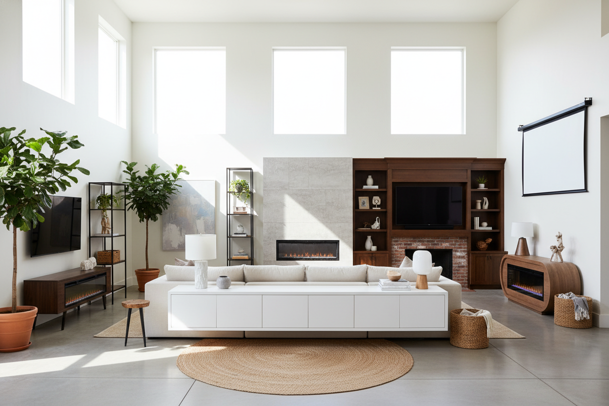 I Tried 5 Entertainment Center With Fireplace Ideas (2 Were Awful)