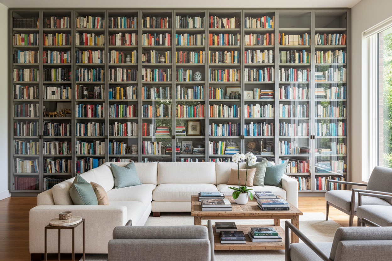 Why I Trust My Books to an Enclosed Bookcase With Glass Doors