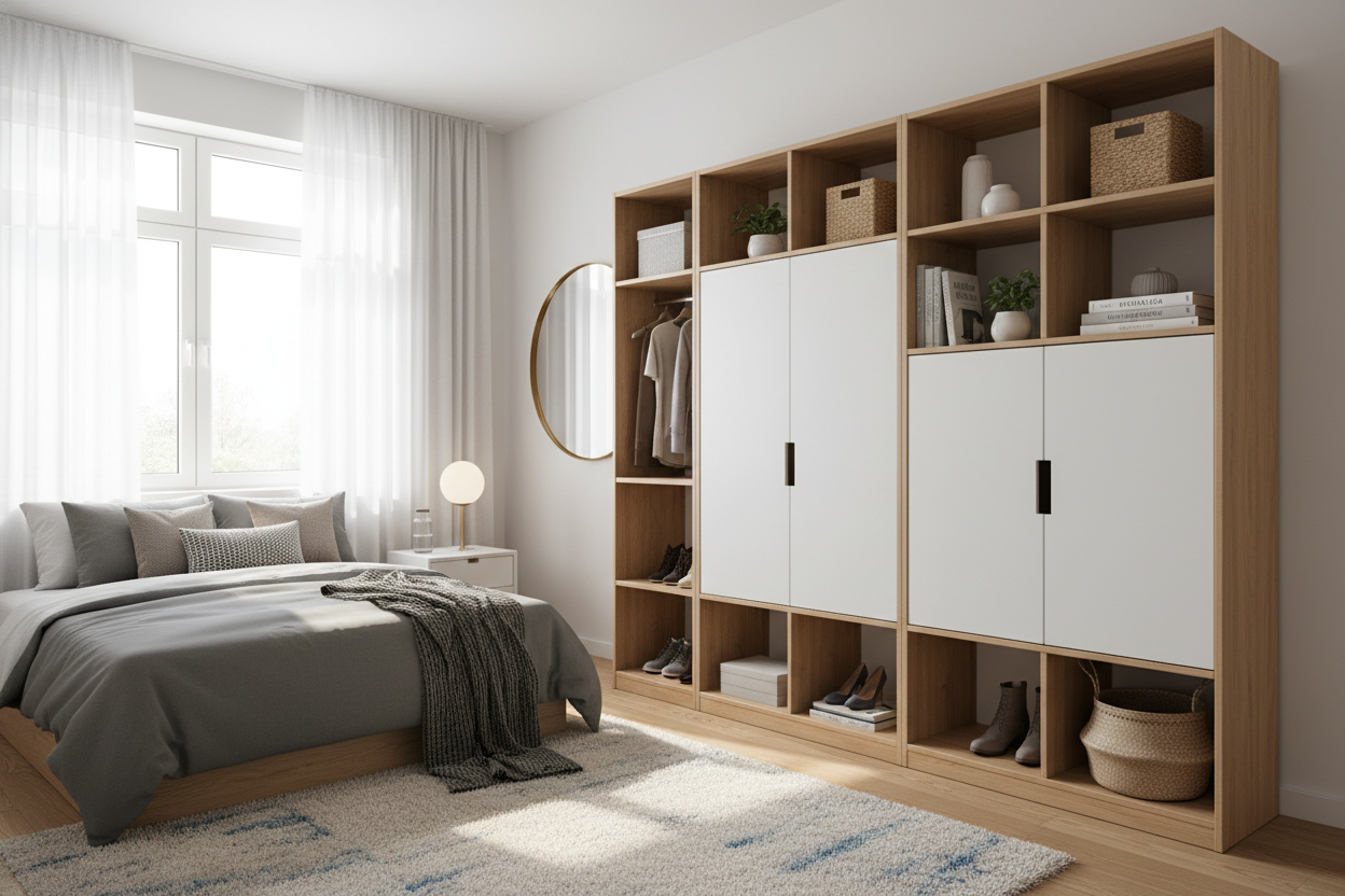How a Shelf With Door Finally Cured My 'Floordrobe' Habit