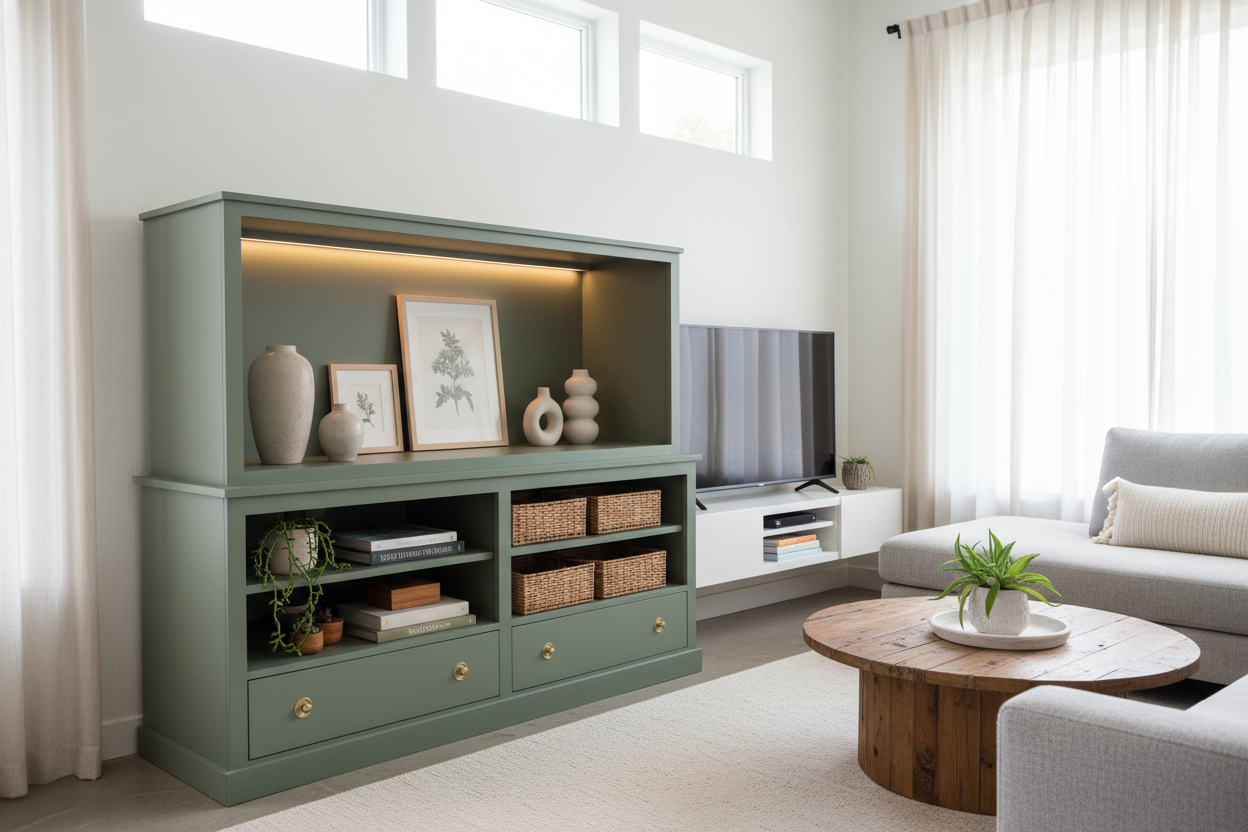 Don't Toss It: How to Repurpose Old TV Entertainment Centers