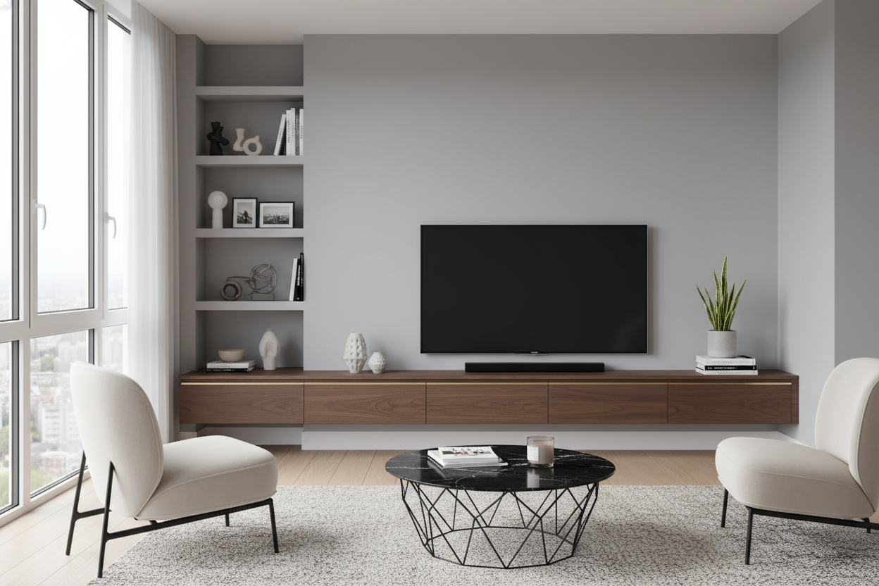 Why Your TV Is Too High (And a Short Entertainment Center Is the Fix)
