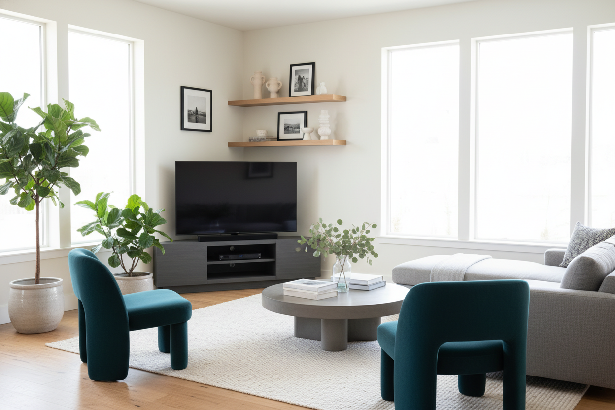 Why I Gave Up My Main Wall for a 55 Inch Corner TV Stand