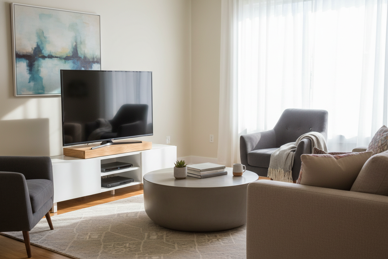 The $40 Fix That Saved My Neck: Why I Bought a 50 Inch TV Riser