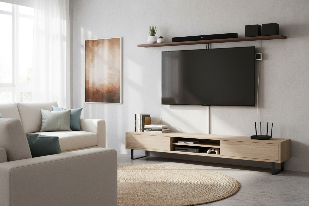 Is a Shelf for Top of TV Actually Safe for Your Screen?